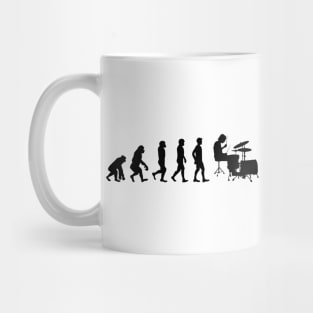 Funny Drummer Evolution Of Man And Drumming Mug